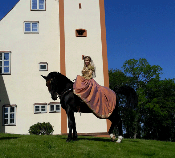 Tudor Kleid - Reiterin